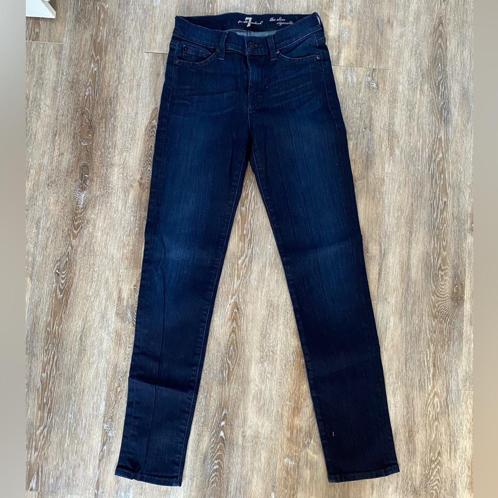 7 For All Mankind Women’s Slim Cigarette Jeans (25/2)